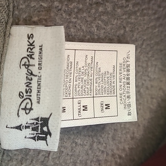 Disneyland Resort 1955 Zip front hooded sweatshirt.  Men's size M - Picture 4 of 7